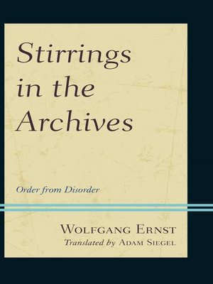 cover image of Stirrings in the Archives